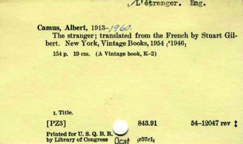 Card Catalog: 30 Notecards from The Library of Congress