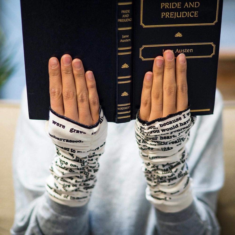 Storiarts Handmade Pride and Prejudice Fingerless Writing Gloves