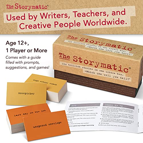 The Storymatic Classic – Creative Writing Prompts and Story Games – Storyteller Cards – Teacher Tool