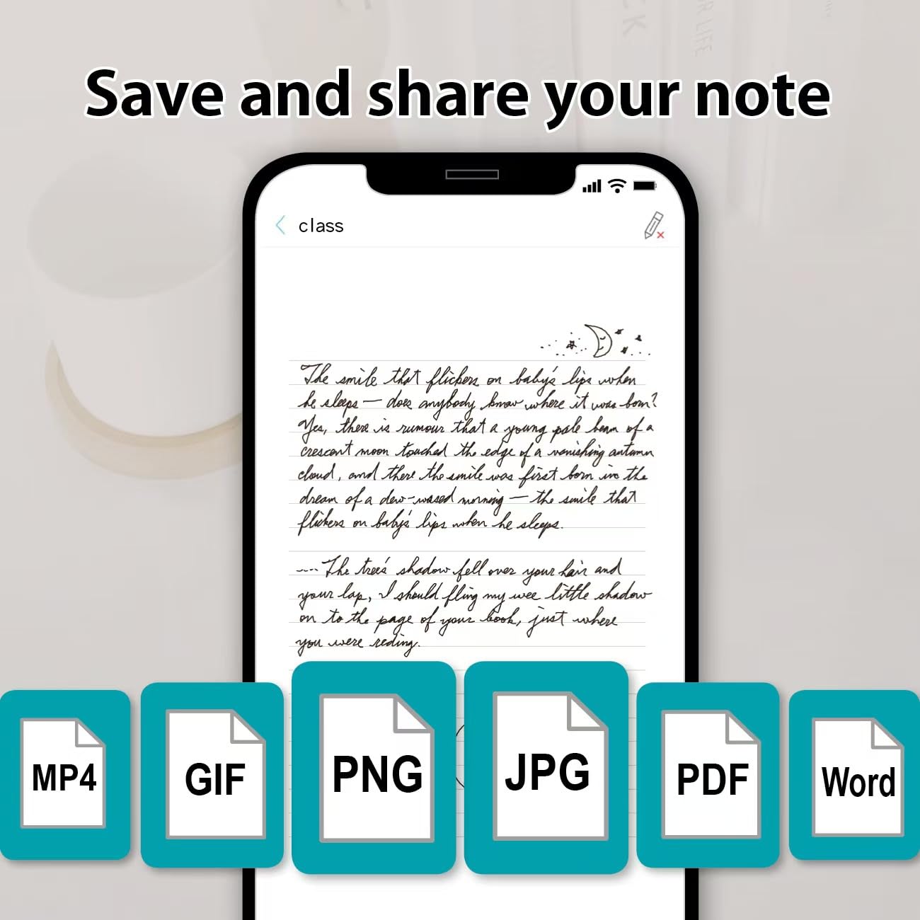 Ophayapen Smart Pen+Notebook+Writing Board, SmartPen Real-time Sync for Digitizing, Storing, and Sharing Paper Notes, Use with Ophaya Pro+ App，Compatible with Smartphone (Android and iOS)