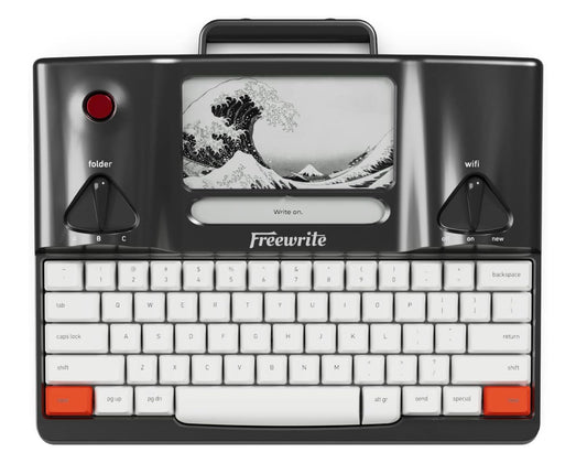Freewrite Smart Typewriter | Digital Typewriter with E Ink Display for Distraction-Free Writing | WiFi-Enabled Word Processor Syncs Directly to The Cloud | Dedicated Drafting Machine for Authors