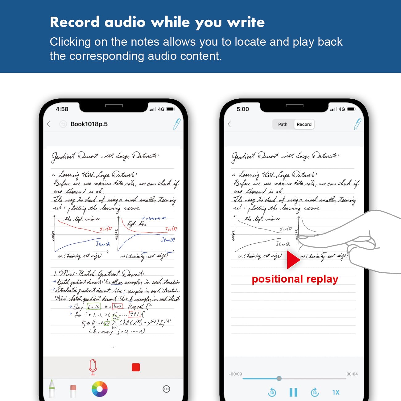 Ophayapen Smart Pen+Notebook+Writing Board, SmartPen Real-time Sync for Digitizing, Storing, and Sharing Paper Notes, Use with Ophaya Pro+ App，Compatible with Smartphone (Android and iOS)