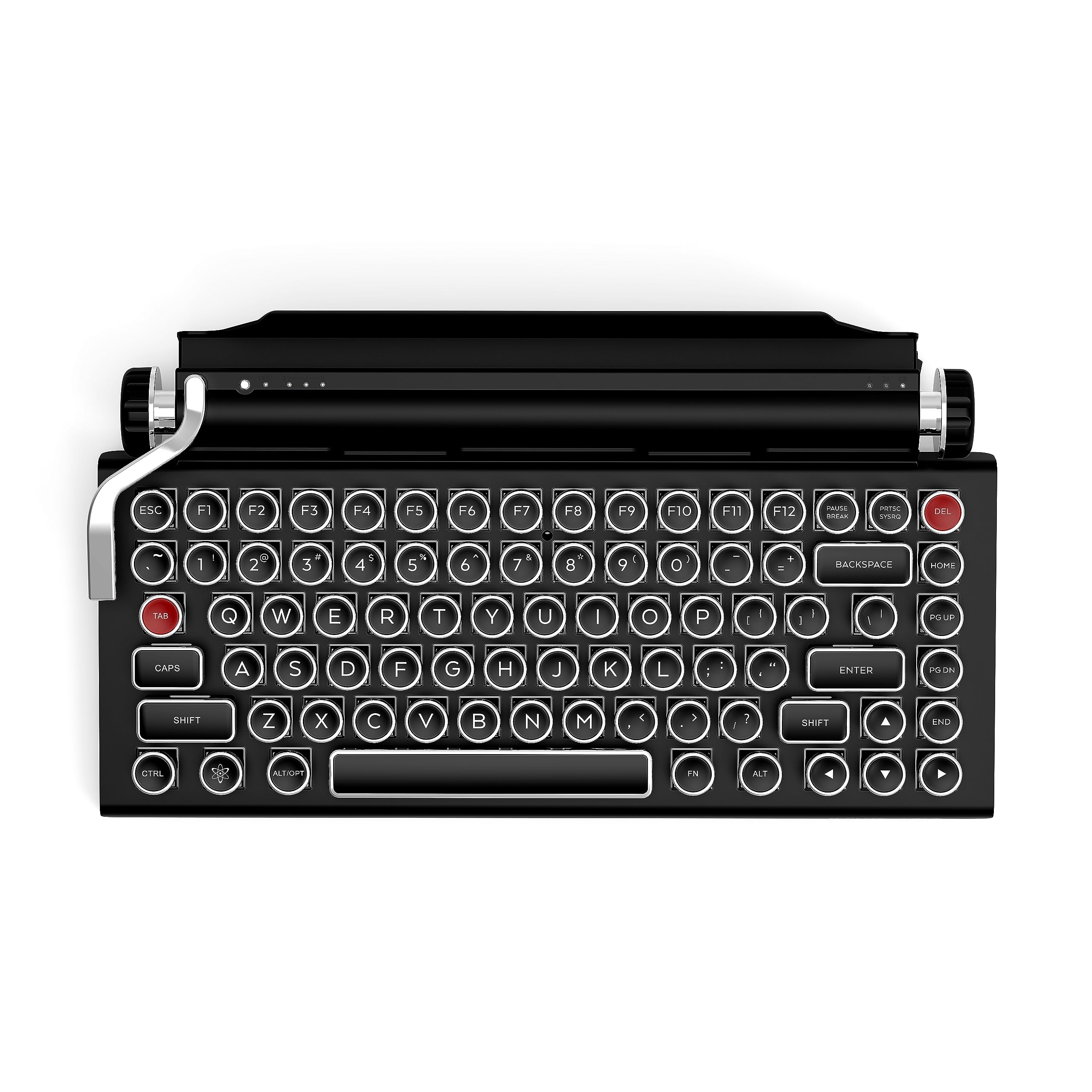 BLACK CHROME QWERKYWRITER® US Layout