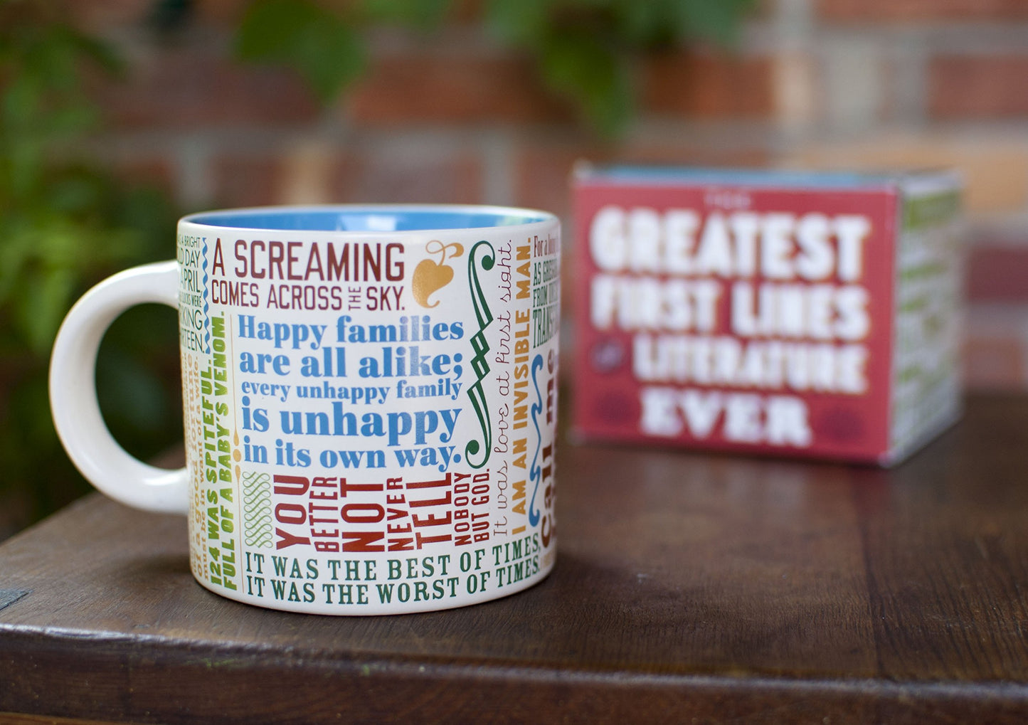 The Unemployed Philosophers Guild First Lines of Literature Coffee Mug - Famous Openings from Books, Novellas, and Short-Stories, Comes in a Box, 14oz
